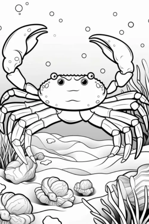 Crab-Coloring-Pages