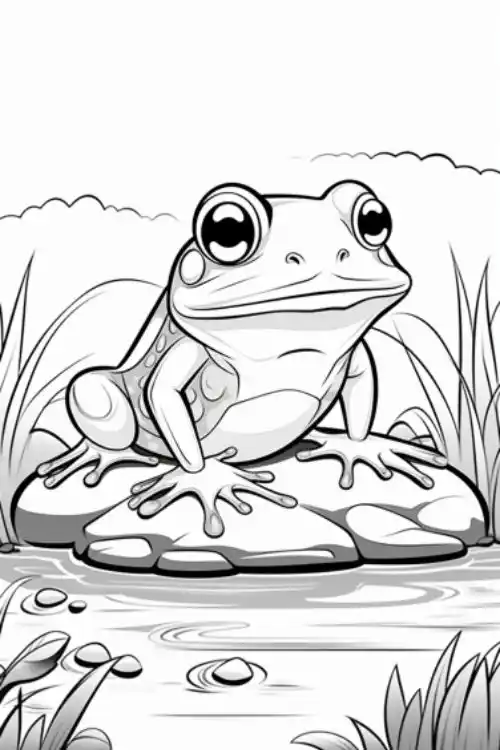 Frogs-Coloring-Pages