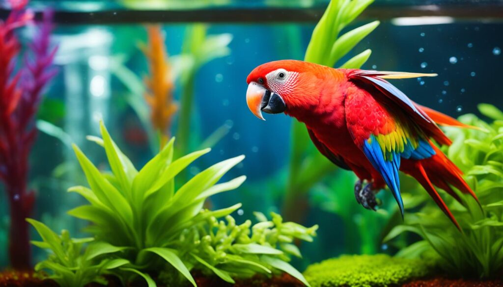 blood red parrots blood red parrots