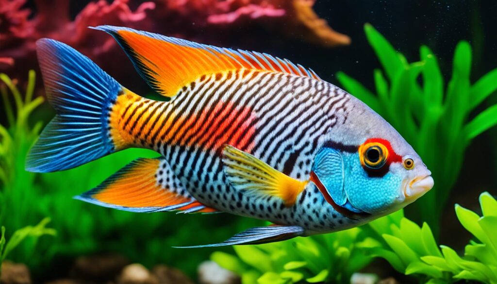 parrot cichlid